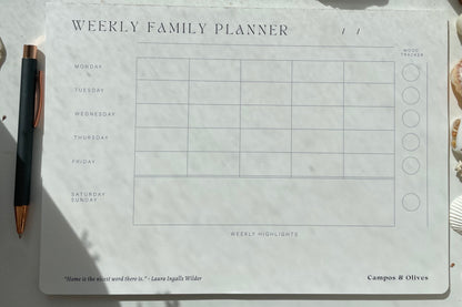 Weekly Family Planner