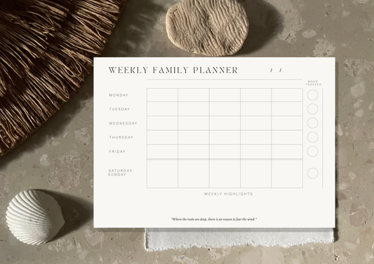 Weekly Family Planner